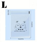 Random Cartoon Pattern Transparent Sandwich Bags - الصورة 2