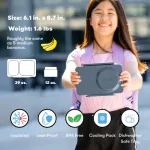 OmieLife Up Bento lunchBox With Thermos And Ice Pack - Graphite - الصورة 6