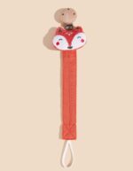 Fabric Pacifier Clip Holder- Fox, 1pc./pack