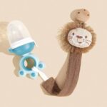 Fabric Pacifier Clip Holder- Lion, 1pc./ pack
