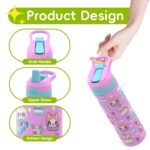 Toursun kids water bottle stainless steel with spray 540 ml - Image 4