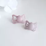 FRIGG Butterfly Anatomical Silicone Pacifier 2-Pack/ 6+ Months Size 2 Pink/Lilac