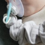 BabyJem, Pacifier Hanger w/ Raw Silk Material - Grey - Image 4