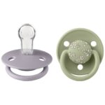Bibs Liberty De Lux Silicone Round Pacifier One Size 2-Pack - Capel Sage Mix - Image 2