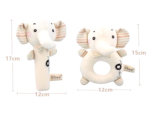 Gbee Elephant Soft Toys with sound, 2pcs./ pack - Image 2