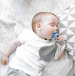 BabyJem Sleeping Friend with Pacifier Holder, 3+ Months - Image 3