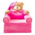 ⁦Cushion Baby Sofa Foldable Bed 3 layers- Bear⁩ - الصورة ⁦5⁩