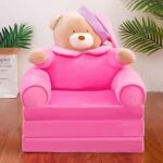 Cushion Baby Sofa Foldable Bed 3 layers- Bear - Image 3