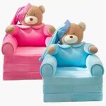 Cushion Baby Sofa Foldable Bed 3 layers- Bear