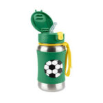 Skip Hop Spark Style Stainless Steel Straw Bottle- Soccer Ball 350ml. - الصورة 2