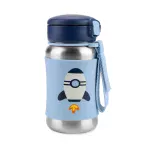 Skip Hop Spark Style Stainless Steel Straw Bottle- Rocket 350ml.