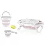 BabyJem Foldable Bathtub Set, 5pcs. - 0+ Month - Image 2