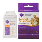 Milkies Breast Milk Storage Bags, Durable & Leak-proof 50pcs.