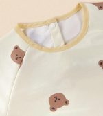Long Sleeved Bibs- Bear - الصورة 4