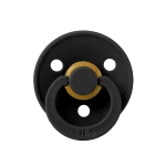 Bibs Colour Natural Rubber Latex Pacifier Size 1 - Baby 0-6M (1pc) - Black