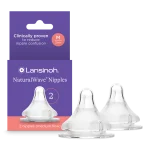 Lansinoh Natural Wave Nipples 2 Nipples