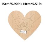 ⁦Newborn Hospital Bracelet Engraved, Laser-Cut Wood Board, Memorial Pregnancy Wristband⁩ - الصورة ⁦4⁩