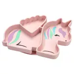 Melii Divided Silicone Suction Plate- Unicorn