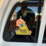 Baby On Board Colored Car Sticker Sign - Image 2
