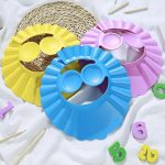 Baby Shower Cap with Ear Protector - Blue - Image 2