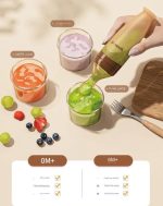 Youkebei Silicone Baby Squeeze Nursing Bottle with Spoon 120ml - الصورة 4