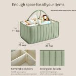 Baby Diaper Storage Basket Organizer - الصورة 3