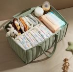 Baby Diaper Storage Basket Organizer - الصورة 9