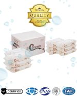 ⁦Cottonista Water Wipes, 12 Packs/ 60 wipes (BOX)⁩ - الصورة ⁦7⁩