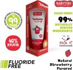 Babyton Natural Toothpaste, Fluoride Free 50g. - Image 2