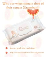 ⁦Cottonista Water Wipes, 1 Pack/ 60 wipes⁩ - الصورة ⁦10⁩