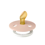 ⁦Bibs Colour Glow in the dark Natural Rubber Latex Anatomical Nipple Pacifier 2-Pack - Blush Glow/ Vanilla Glow⁩ - الصورة ⁦4⁩