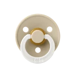 ⁦Bibs Colour Glow in the dark Natural Rubber Latex Anatomical Nipple Pacifier 2-Pack - Blush Glow/ Vanilla Glow⁩ - الصورة ⁦3⁩