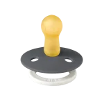 ⁦Bibs Colour Glow in the dark Natural Rubber Latex Pacifier 2-Pack - Iron Glow/ Baby Blue Glow⁩ - الصورة ⁦4⁩