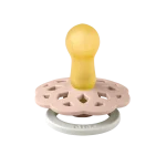 Bibs Boheme Glow in the dark Natural Rubber Latex Pacifier Size 1 (0-6M) 2-Pack - Blush Glow/ Vanilla Glow - الصورة 2