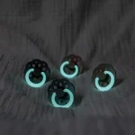 Bibs Boheme Glow in the dark Natural Rubber Latex Pacifier Size 1 (0-6M) 2-Pack - Blush Glow/ Vanilla Glow - الصورة 4