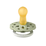 Bibs Boheme Glow in the dark Natural Rubber Latex Pacifier Size 2 (6-18M) 2-Pack - Sage Glow/ Cloud Glow - الصورة 2