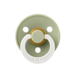 Bibs Colour Glow in the dark Natural Rubber Latex Anatomical Nipple Pacifier 2-Pack - Sage Glow/ Cloud Glow - Image 4