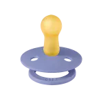 Bibs Colour Natural Rubber Latex Pacifier Size 1 (0-6M) 2-Pack - Bubble Gum/ Peri - Image 3