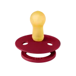 Bibs Colour Natural Rubber Latex Pacifier 2-Pack - Coral/ Ruby - Image 2