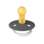 Bibs Colour Glow in the dark Natural Rubber Latex Pacifier 2-Pack - Iron Glow/ Baby Blue Glow - Image 4