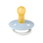 Bibs Colour Glow in the dark Natural Rubber Latex Pacifier 2-Pack - Iron Glow/ Baby Blue Glow - Image 3