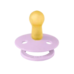 ⁦Bibs Colour Natural Rubber Latex Pacifier Size 1 (0-6M) 2-Pack - Sunshine/ Violet Sky⁩ - الصورة ⁦3⁩