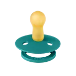 Bibs Colour Natural Rubber Latex Pacifier Size 2 (6-18M) 2-Pack - Taupe/ Scuba - Image 2