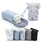 Waterproof Diaper Bag, Portable Organizer for Diapers and Wipes