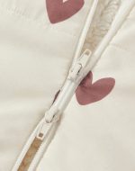 ⁦Printed Sleeping Jumpsuit with Long Sleeves Hood- Heart⁩ - الصورة ⁦9⁩