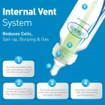 Dr. Brown's Natural Flow, Anti-colic Baby Bottle- Narrow 60ml - Image 2