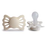 FRIGG Lucky Symmetrical Silicone Pacifier 1 pc. (6-18M) Size 2- Cream