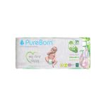Pureborn My First Nappy Size NB Singles 1-3kg (34Nappy)