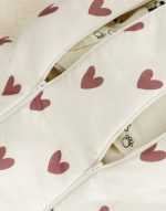 ⁦Printed Sleeping Jumpsuit with Long Sleeves Hood- Heart⁩ - الصورة ⁦6⁩