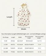 Printed Sleeping Jumpsuit with Long Sleeves Hood- Heart - Image 8